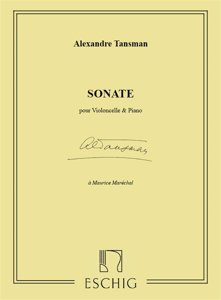Sonate Violoncelle-Piano